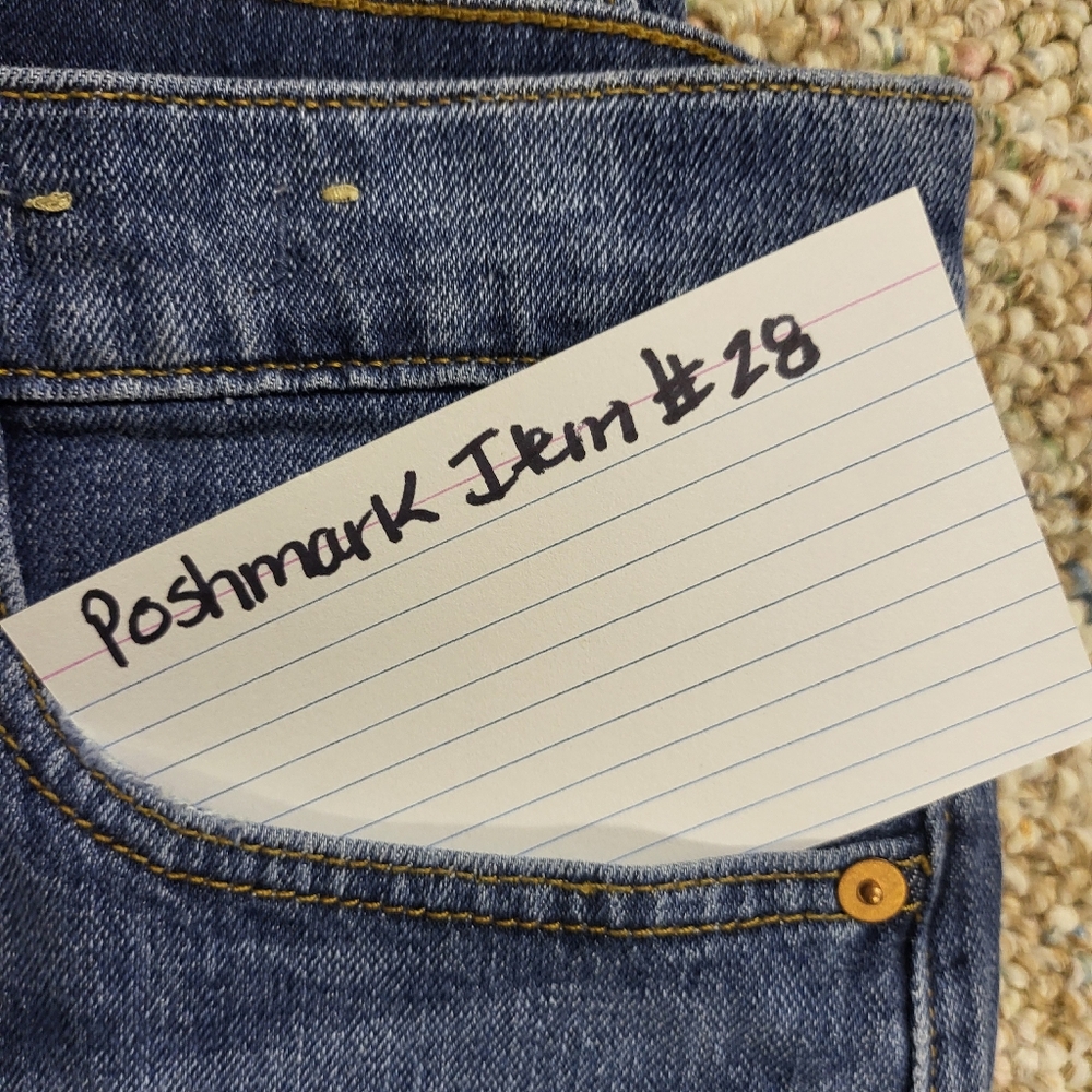 Madewell Cutoff High Rise Denim HIGH RISE Shorts Size 28 EUC - Picture 11 of 11